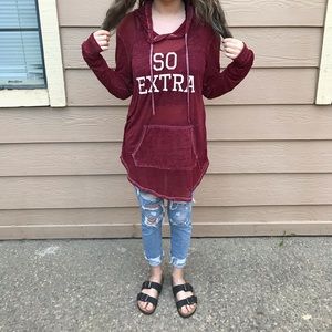 So Extra Red Hoodie Shirt